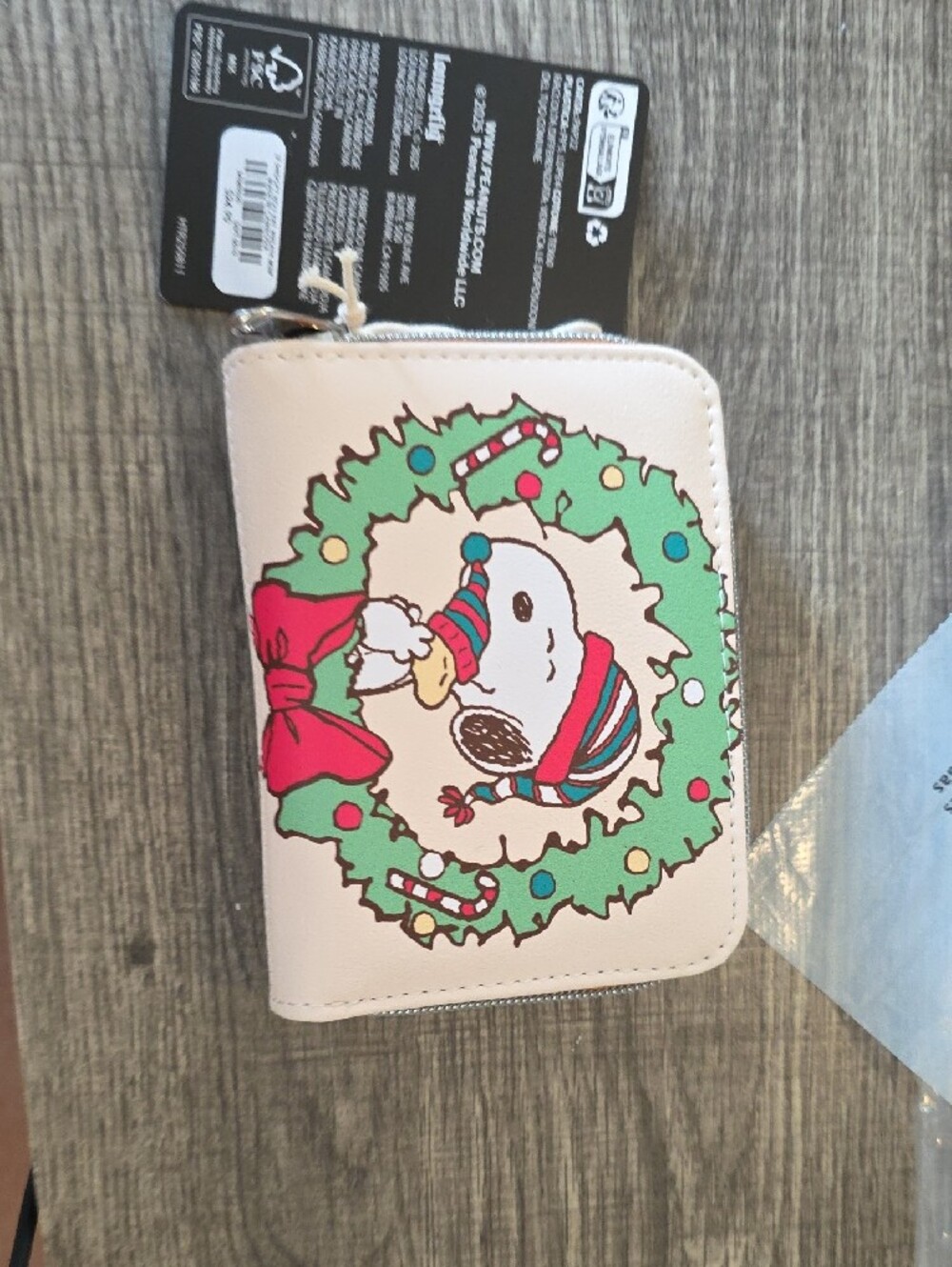 Loungefly Peanuts Christmas Wallet